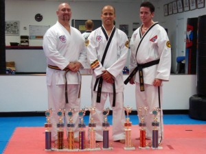 Pittsburgh Regional Tournament Competitors 2009 Mr. Church (center) poses with Mr. Sibley (l)  and Mr. Webb (r), the two men took 9 top place finishes during the Pittsburgh Tournament.