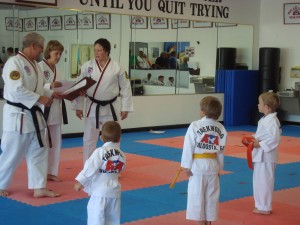 Tiny Tigers at their first ATA tournament 