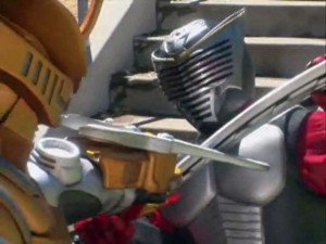 kamen riders episode 103 - Dragon Knight Battles Incisor