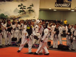 Mr. Webb #207 Sparring during his 4th Degree BlackBelt Midterm